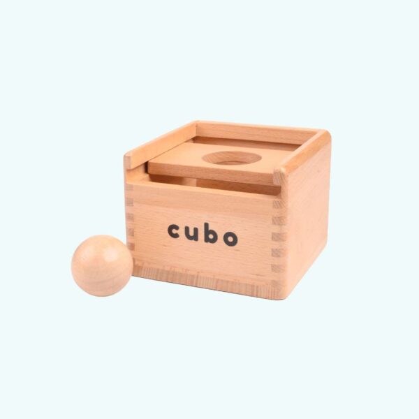 Cubo Toys Cubo Montessori Kit Starter Kit Ball Drop Half Lid Montessori Toy Montessori Baby Baby Montessori Kit