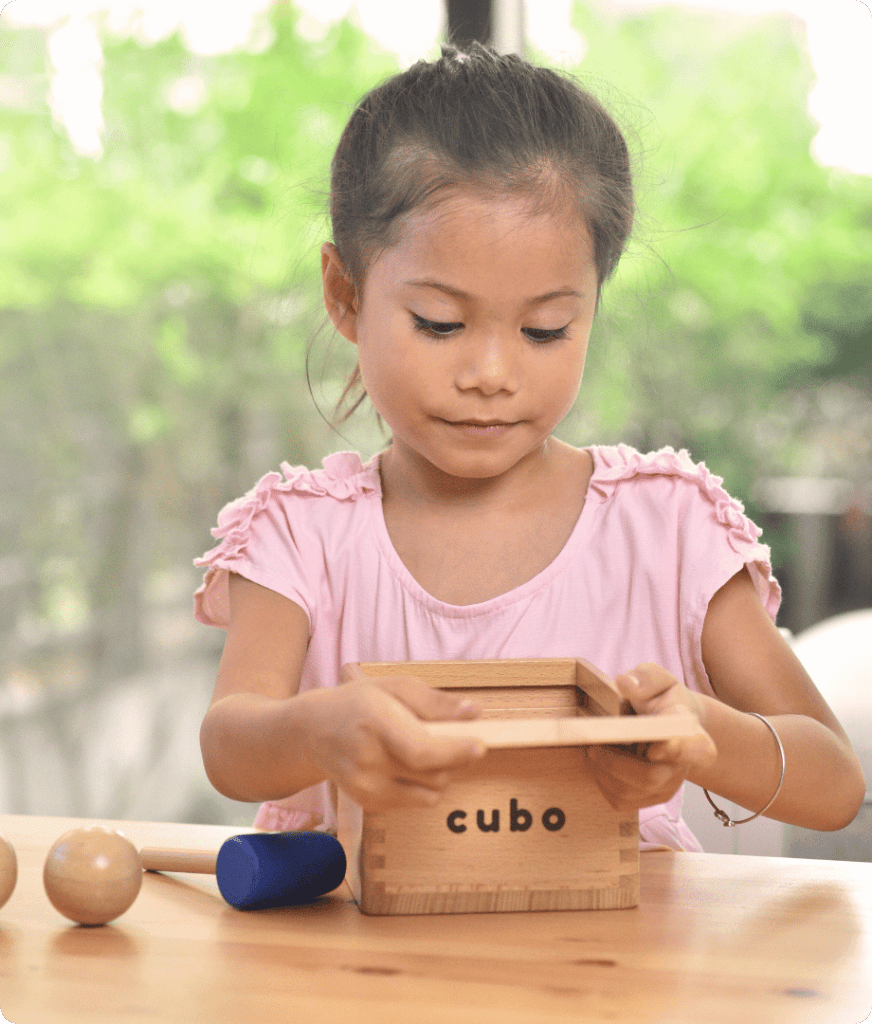 Cubo Toys Montessori Box Kit Baby Toddler Child 0-1 1-2 3 Years + Modular Multiusable Conscious Sustainable Eco Friendly Toys